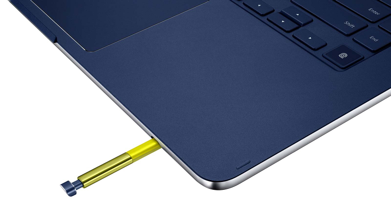 Between this and systems like Lenovo’s Yoga C930 and others, I can get behind the trend of including dedicated pen storage on laptops that come with styluses.